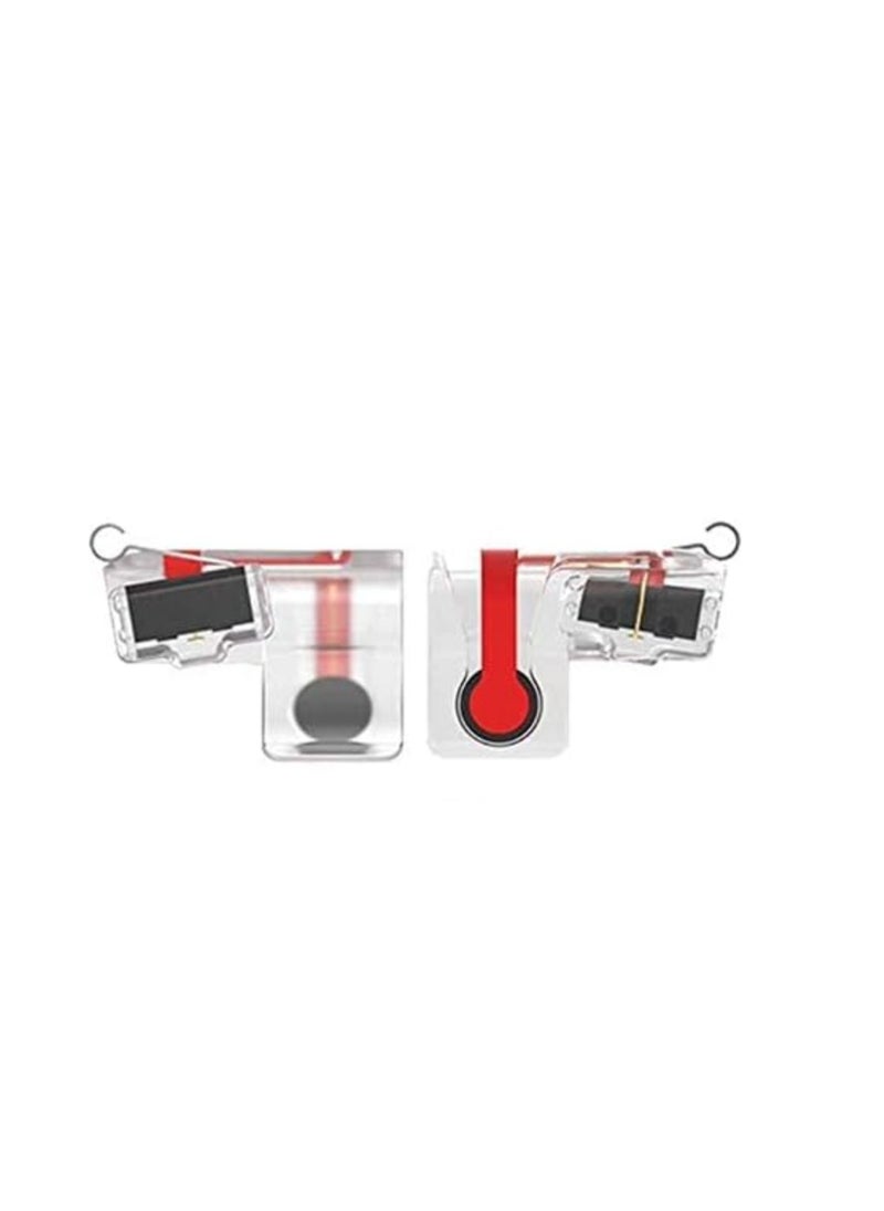traditious 1 Pair Mobile Triggers Gaming,Mobile Game Controller for PUBG/Fortnite/Call of Duty,Shooter Sensitive Controller Joysticks Aim & Fire Trigger for iPhone and Android Phone  - Image 3