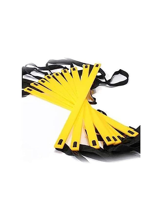 PROMASS Agility Ladder 8 Rung 4 Meters For Speed Agility Training & Quick Footwork Exercise-Em-9334-Yb  - Image 3