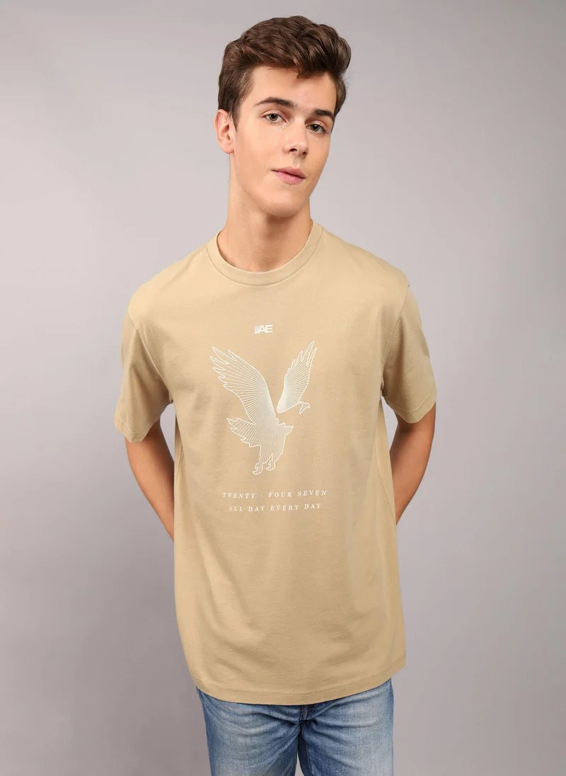امريكان ايجل Graphic Logo Crew Neck T-Shirt