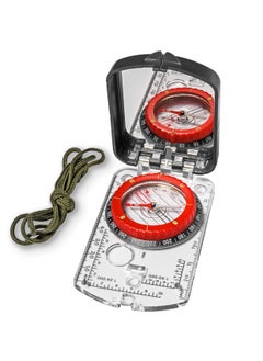 Adjustable Declination Compass for Kids and Scouts, Perfect for Camping and Hiking, Base Plate Navigation Tool for Orienteering and Backpacking