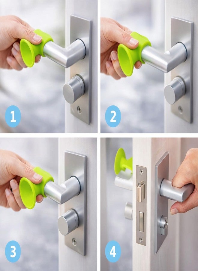 Oblivion Door Stopper 2 Pcs - Self Sucking Silicone Anti-Slip Floor Mounted Door Holder - Durable Strong Suction Cup Shock Absorbing Door Safety Stopper for Home, Office, Bathroom and Bedroom Use - Image 4