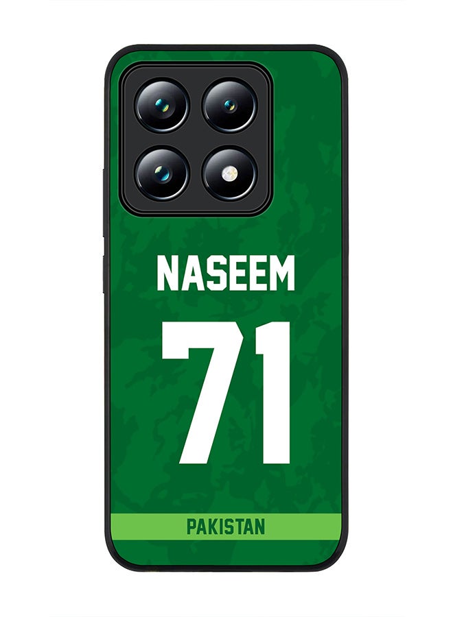 Stylizedd For Xiaomi 14T pro Case,Slim fit Camera Protection, Shockproof Thin Phone cover - Pakistan Naseem Shah, Jersey No 71 - Image 1
