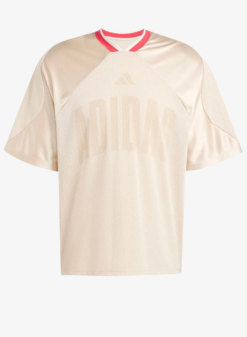 Adidas CRLI/PURRUB/OWHITE Stadium Graphic Mesh T-Shirt for Men | Best Price UAE