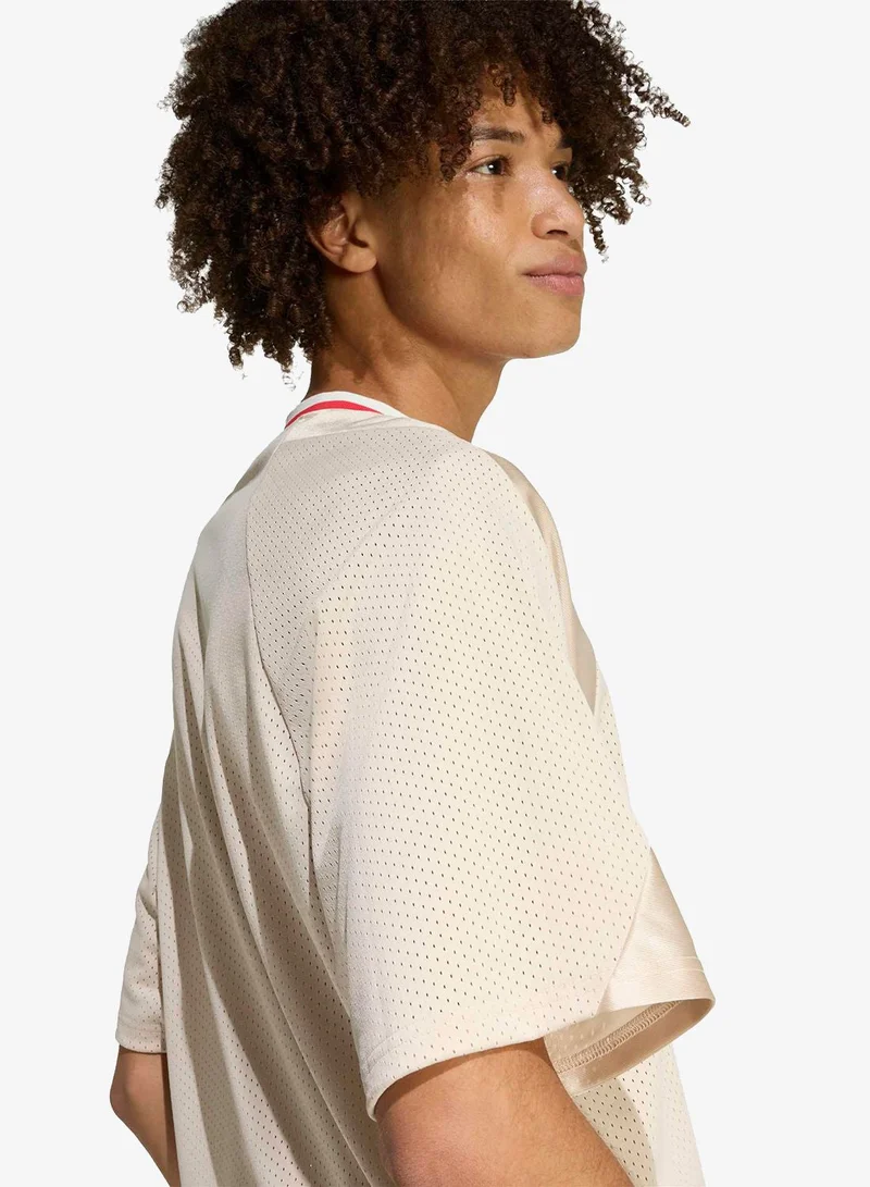 Adidas CRLI/PURRUB/OWHITE Stadium Graphic Mesh T-Shirt for Men | Best Price UAE