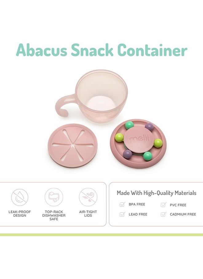 melii - Abacus Snack Container, Pink - Image 1