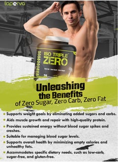 Laperva Iso Triple Zero Next Generation, Supports Muscle Growth and Recovery, Rapidly Absorbed, 0 sugar & 0 carb & 0 fat, Spanish Latte Flavor, 4 Lbs  - Image 4