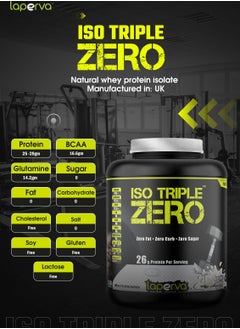 Laperva Iso Triple Zero Next Generation, Supports Muscle Growth and Recovery, Rapidly Absorbed, 0 sugar & 0 carb & 0 fat, Spanish Latte Flavor, 4 Lbs  - Image 2