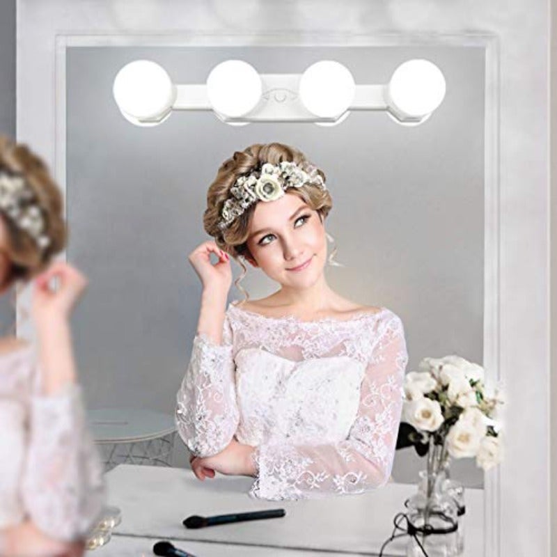 Portable Makeup Light Cordless Led Vanity Mirror Lights with Brightness Color Temperature Adjustable for Vanity Table Bathroom Dressing Room - Image 2
