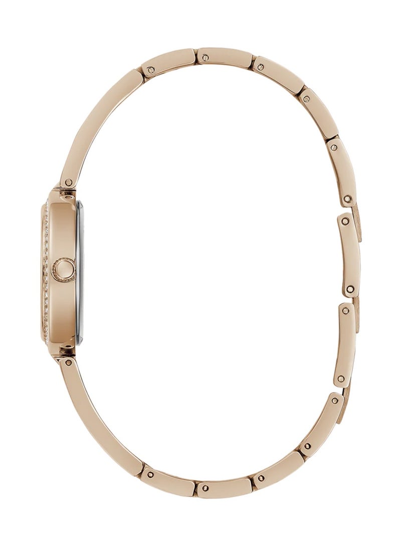 GUESS Lovey Ladies Rose Gold Tone Analog Stainless Steel Watch GW0655L3 - Image 3