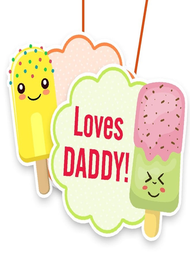 Suruchi Strokes Ice Cream Theme Birthday Decoration Item | Candy Land Theme Hanging for Kids Birthday Party Set of 8 (Ceiling Hangings) - Image 2