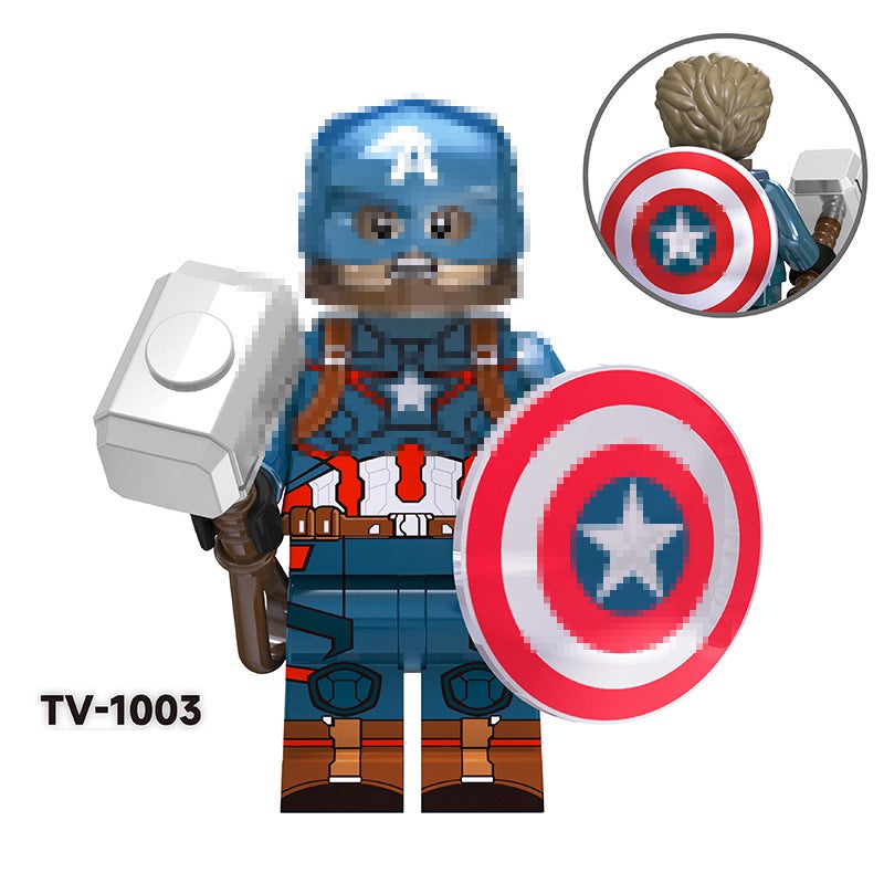 TV6201 Superhero Series Building Blocks Toy Minifigures