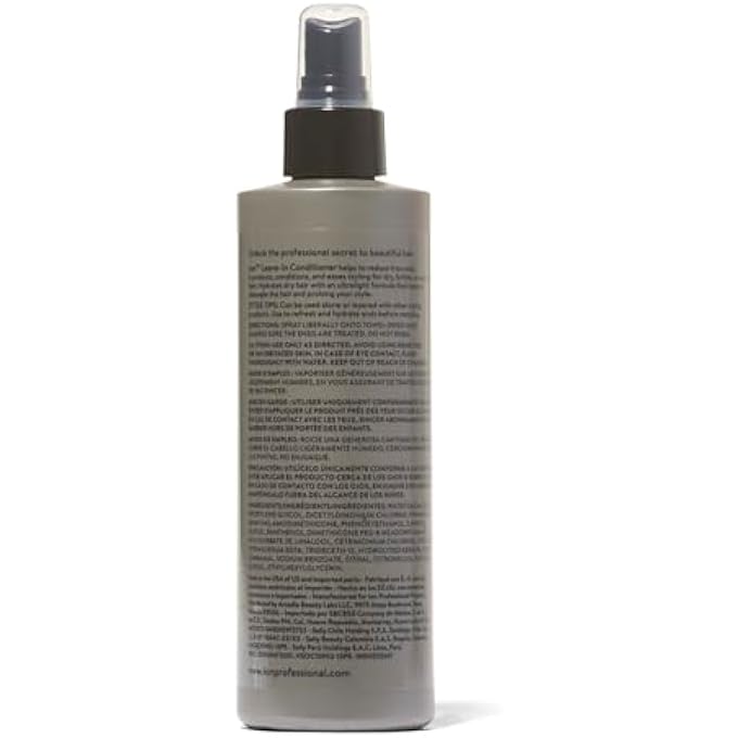 ION STYLING LEAVE IN CONDITER SPRAY, 8 FL OZ, DRY, BRITTLE, OR COARSE HAIR, ANTIFRIZZ, DETANGLING, PARABEN FREE - Image 3