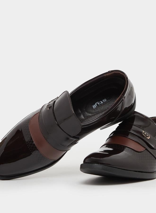Styli Pointed Toe Slip On Derby Shoes - Image 3