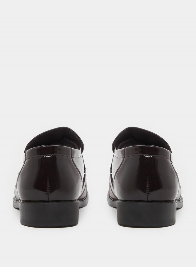 Styli Pointed Toe Slip On Derby Shoes - Image 4