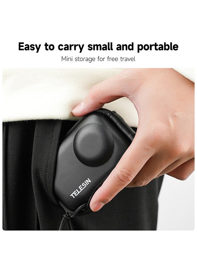 TELESIN Sports Camera Case Digital Camera Case Portable Storage Bag for Camera Protective Bag for Digital Camera with Semi-open Design Compatible with DJI Osmo Action3 - Image 5