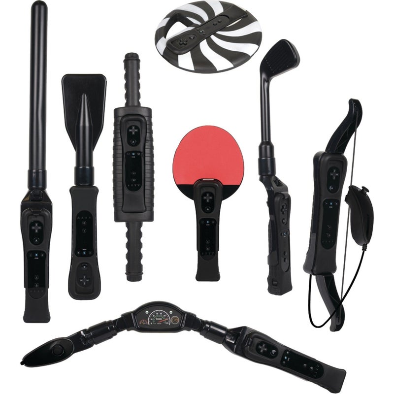 CTA Digital Wii Sports Resort 8in1 Sports Pack Black