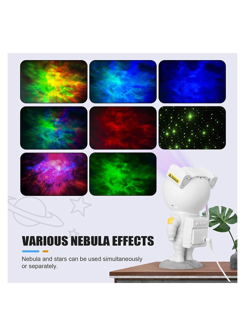 Astronaut Light Projector, Astro Alan Galaxy Projector, Star Nebula Ceiling Night Light with Remote and Timer, Space Buddy Lights for Bedroom - Image 2