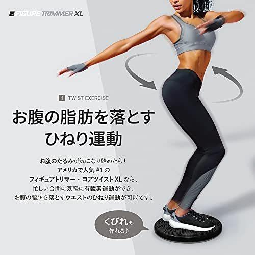 Figure Trimmer Core Abs Twister Board - Waist Sculptor Twister Board for Core & Ab Exercise - Waist Twisting Disc, Dizzy Disc Twist Board for Slimming Workout with 8 Magnets Reflexology - Image 3