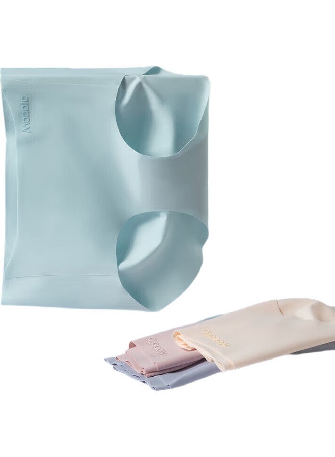 Modal 4-Pack Women'S High-Waist Underwear, Silk-Like Seamless, Bare-Feel, Antibacterial Crotch, Tummy Control, Comfortable, Breathable Triangle Briefs - Image 1