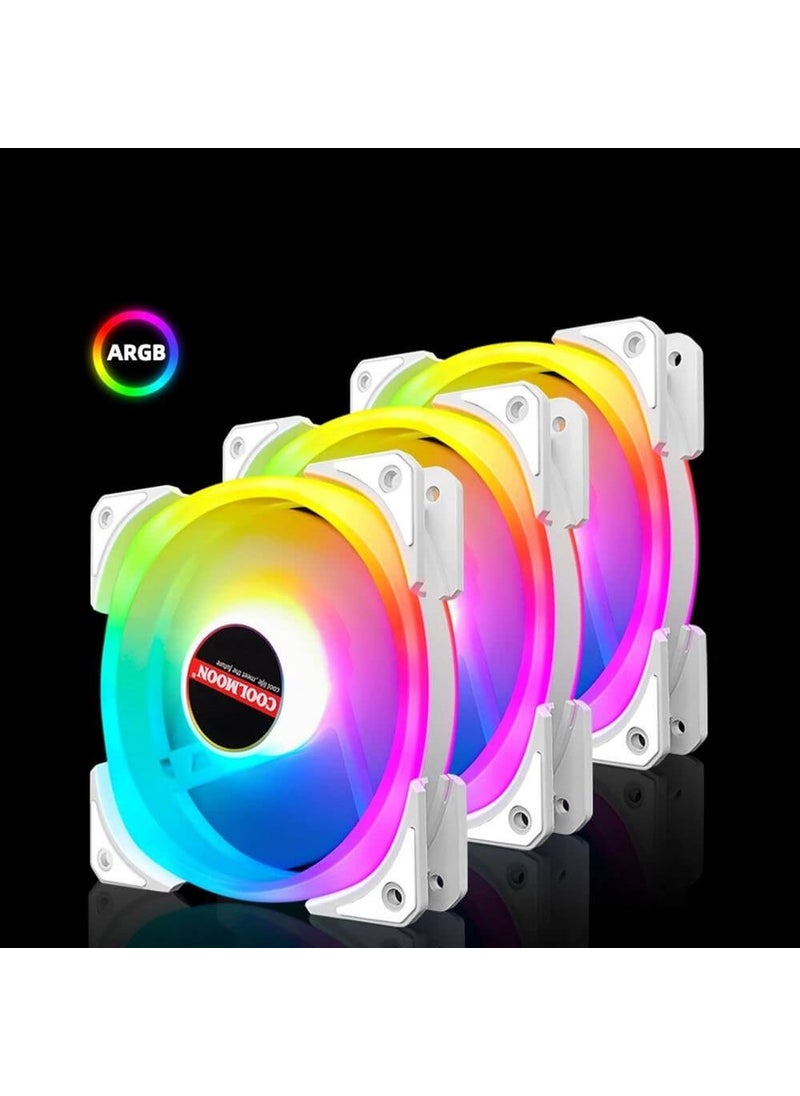 Coolmoon Argb 12 cm Case Fan 5V3PIN 4pin Pwm