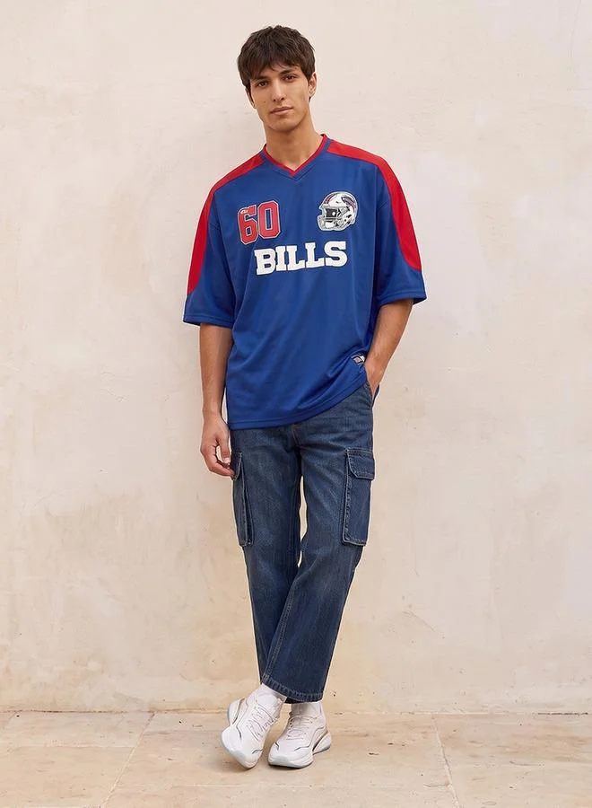 SP Characters Buffalo Bills Regular Fit V-neck T-shirt