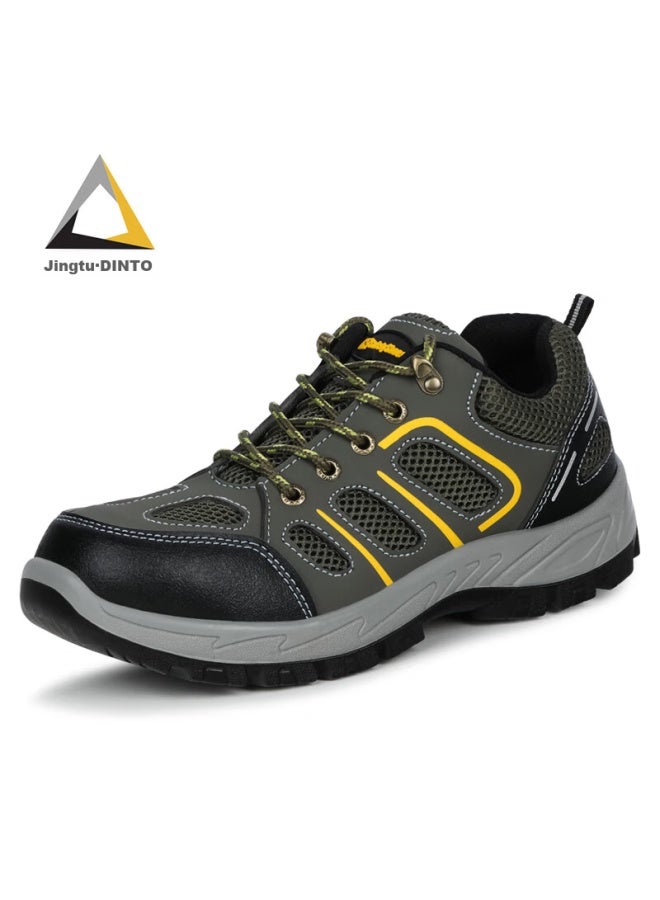 Jingtu Jingtu Safety Shoes For Men, Wear-resistant, Steel Toe Cap, Puncture-proof, Protective Work Site Functional Shoes 9157 Size 40 - Image 5