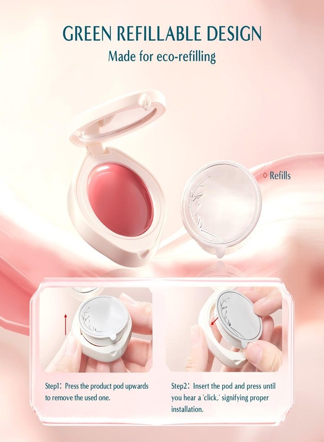 FLORASIS Dewy Touch Tinted Lip Balm Lip Mask Lip Balms for Dry Lips (01 Aromatic Peach, 1 Count) - Image 4