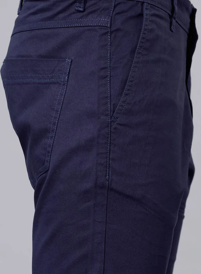 HIGHLANDER Solid Slim Fit Chino Shorts by Styli