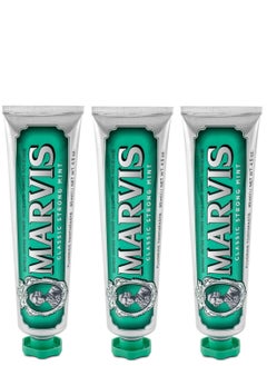 Marvis Marvis Classic Strong Mint Toothpaste Bundle (3x85ml) 
