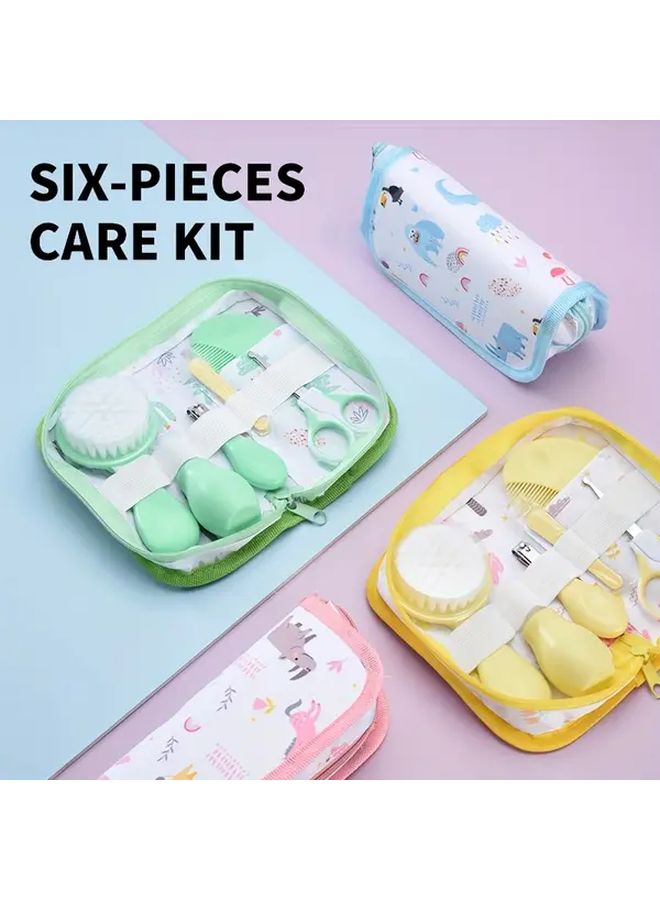 Blue 6 In 1 Portable Healthcare And Grooming Kit With Nasal Aspirator Family Essentials - Image 3
