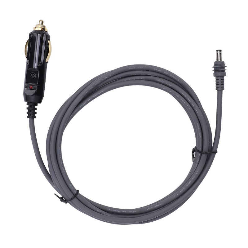 DC Car Power Cable 18AWG 10ft 12V to 24V Water Resistant Cigar Lighter Power Cord for Mini Dish Antenna RV Car Truck Boat - Image 1