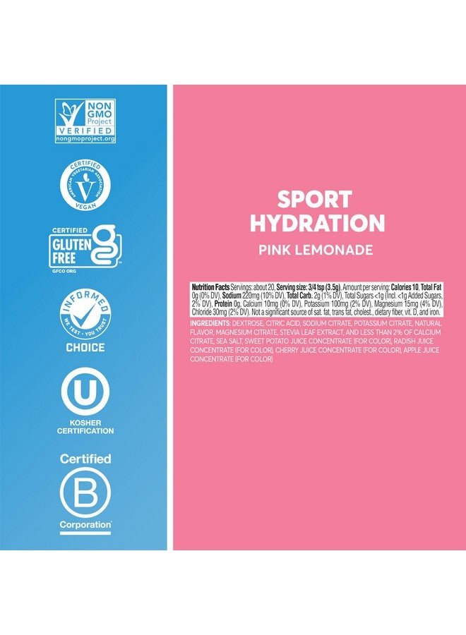 Nuun Sport Electrolyte Powder Canister - Pink Lemonade, 5 Essential Electrolytes for Hydration, Drink Mix with 15mg Magnesium, 1g Sugar, Non-GMO, Vegan, Up to 20 Servings - Image 5