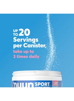 Nuun Nuun Sport Electrolyte Powder Canister - Pink Lemonade, 5 Essential Electrolytes for Hydration, Drink Mix with 15mg Magnesium, 1g Sugar, Non-GMO, Vegan, Up to 20 Servings  - Image 4