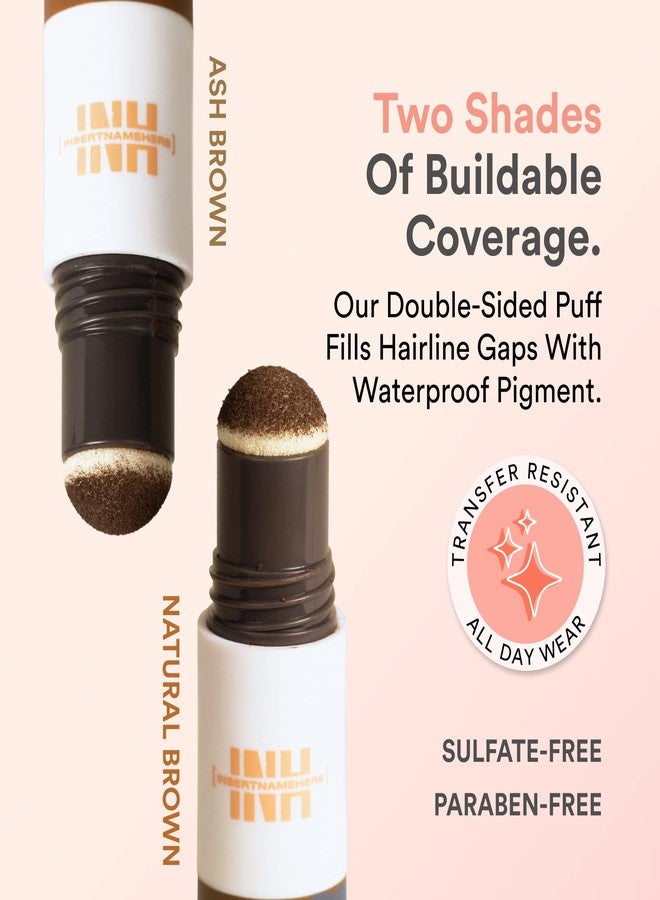 INH Filling Fine Hair Thickening Powder Stick For Men & Women, Concealer For Hair Loss, Thinning, Bald Spots, Graying Roots | Get Instant Results, 10x Fuller Hair In Seconds, Long lasting, Water-Proof | Ash Brown and Brown - Image 3