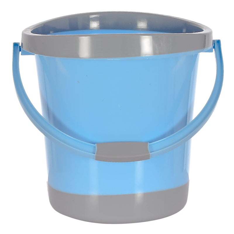 Kuber Industries Plastic Unbreakable Strong Bathroom Ultra Bucket with Handle18 LTRSky Blue - Image 4