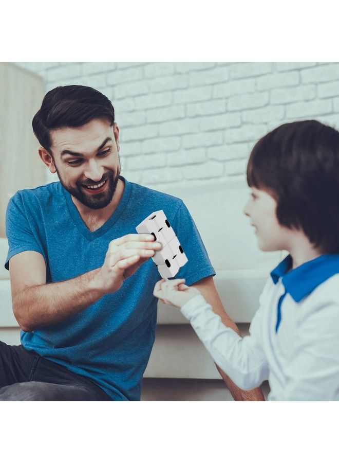 Skylety 6 قطع مكعب إنفينيتي لعبة فidget لتخفيف التوتر والقلق مكعب متين لتخفيف التوتر لعبة فidget صغيرة مكعب إنفينيتي لعبة مكتبية لتخفيف التوتر للبالغين تخفيف التوتر والقلق - Image 4