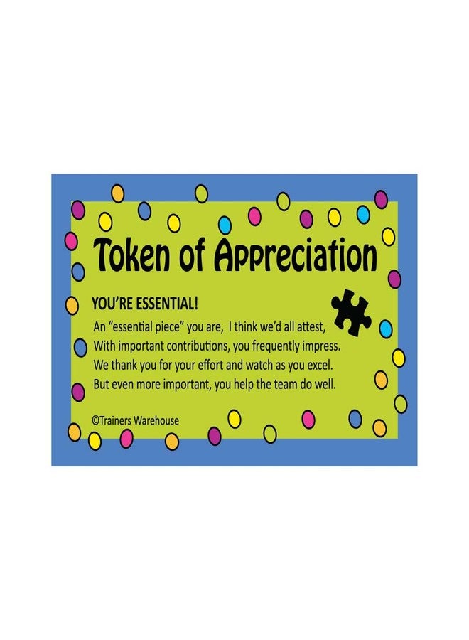 Trainers Warehouse Puzzle Tokens (10/Set) | Distribute to Every teammate to let Them Know They're Essential | "Token of Appreciation" on one Side, "You're Essential to Our Team!" on Reverse - Image 3