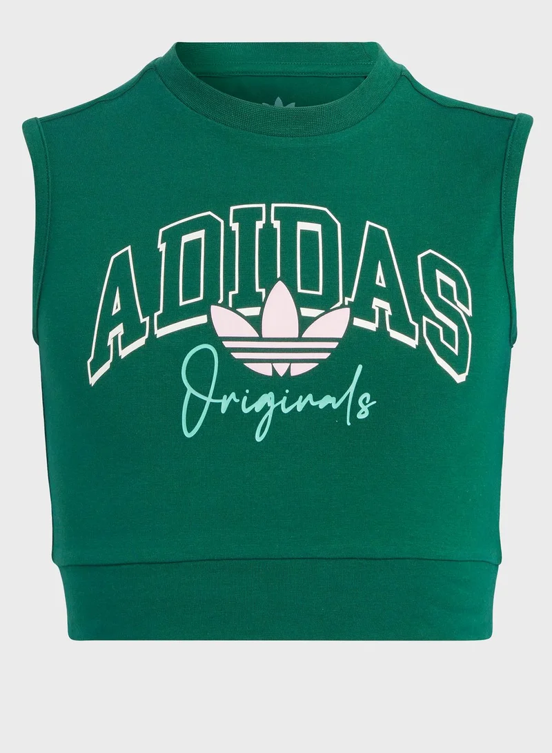 adidas Originals Kids Essential Crop Top