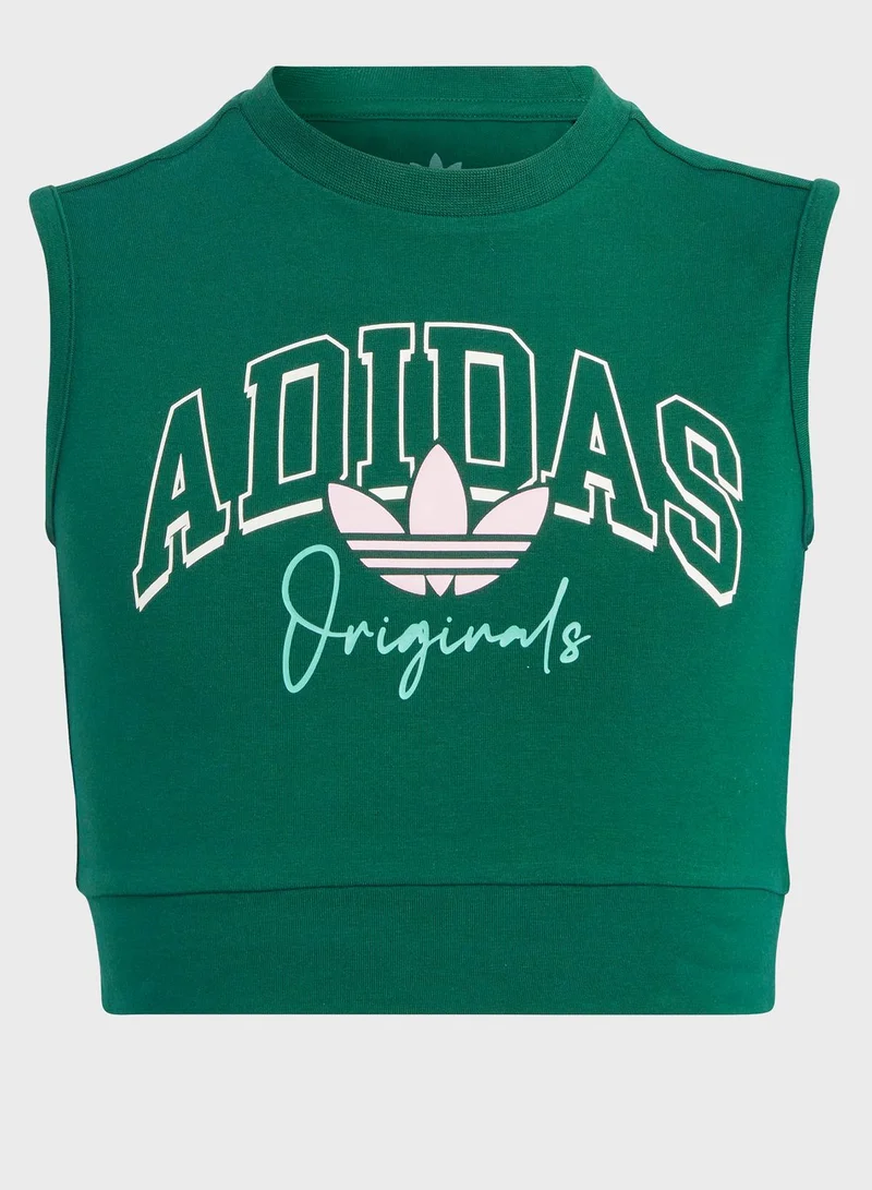 adidas Originals Kids Essential Crop Top