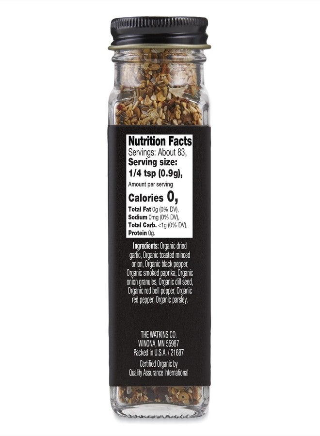Watkins Salt-Free Organic Steak Seasoning, 2.6 oz, 1-Pack - Image 2