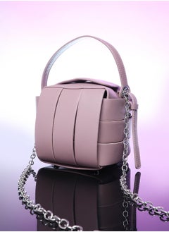 Haute Sauce Solid Zip Lock Regular Vegan Leather Hand Bag For Women  - Image 1