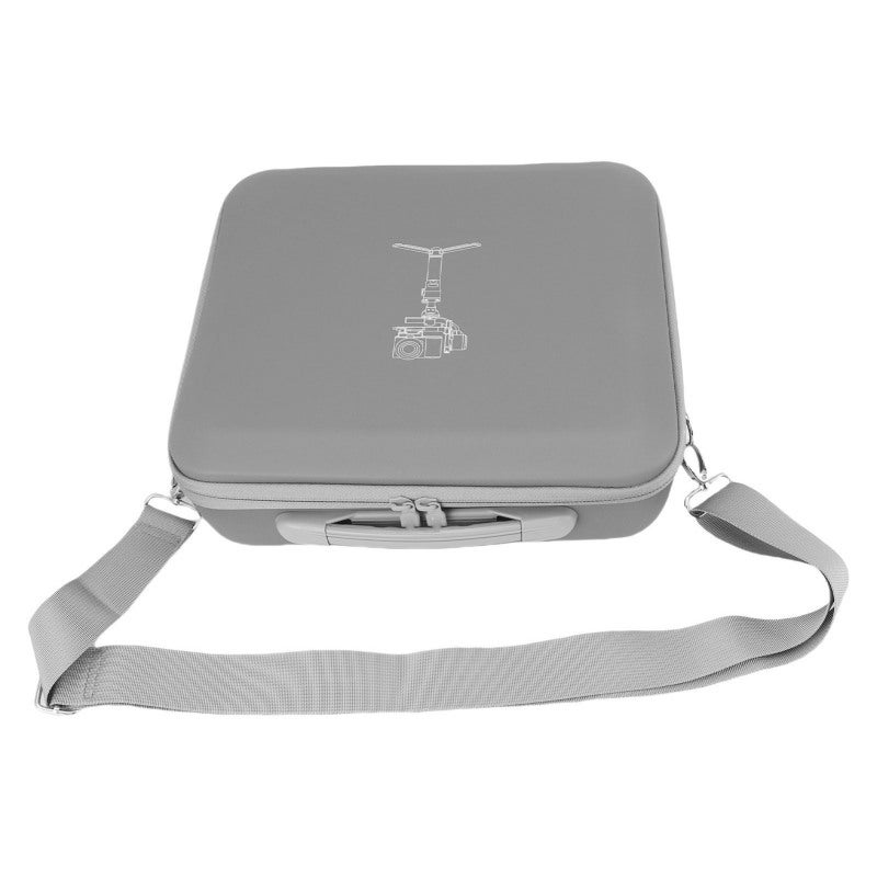 Carrying Case: PU Exterior Shock Absorbing Double Zip Closure Camera Stabiliser - Anti Drop Splash Proof Storage Bag for DJI RS4 MINI Travel And Home Storage - Image 4