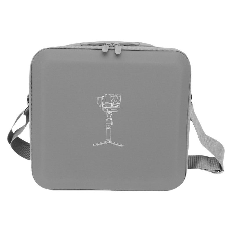 Carrying Case: PU Exterior Shock Absorbing Double Zip Closure Camera Stabiliser - Anti Drop Splash Proof Storage Bag for DJI RS4 MINI Travel And Home Storage - Image 1