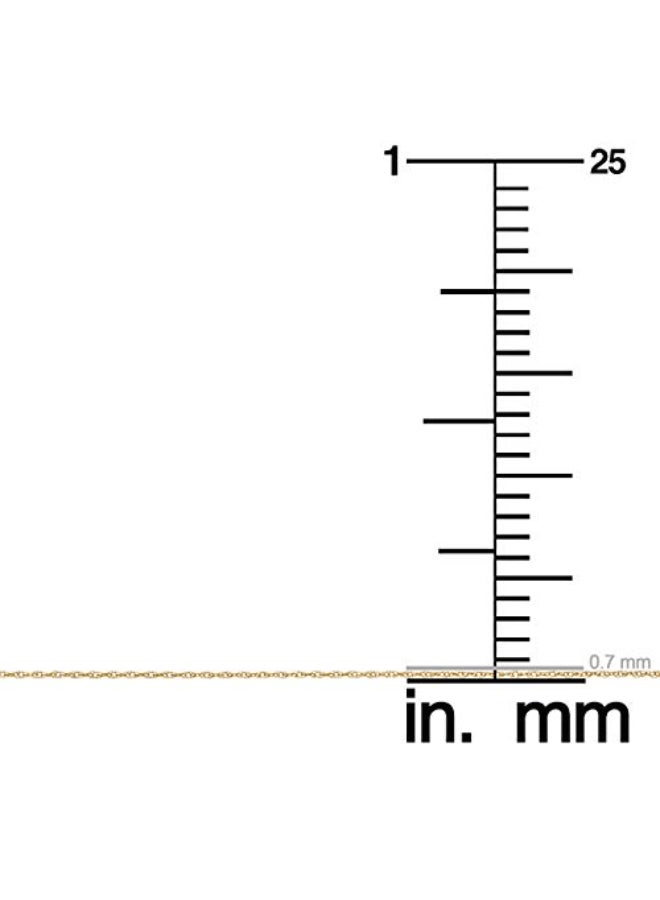 كول جوليري قلادة بسلسلة على شكل حبل من الذهب عيار 14 قيراطا - Image 2