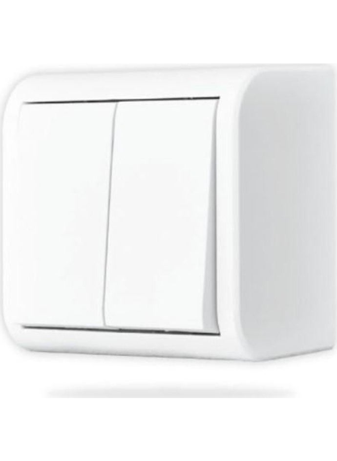 Merve Surface Mounted Double Switch 321021 