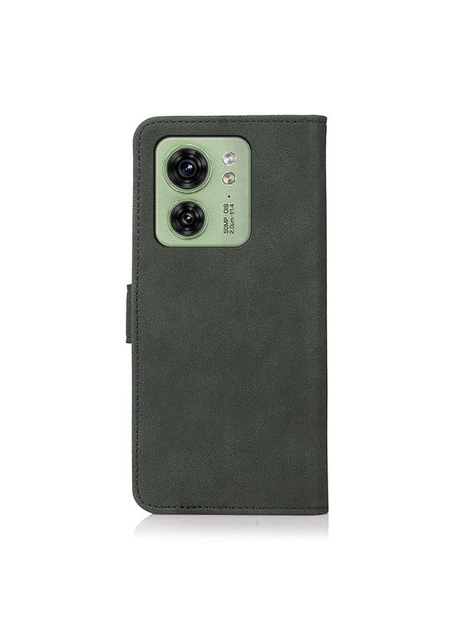 اس-توب جراب لهاتف موتورولا موتو إيدج 40 من خزنة، جراب هاتف جلدي غير لامع - Image 3