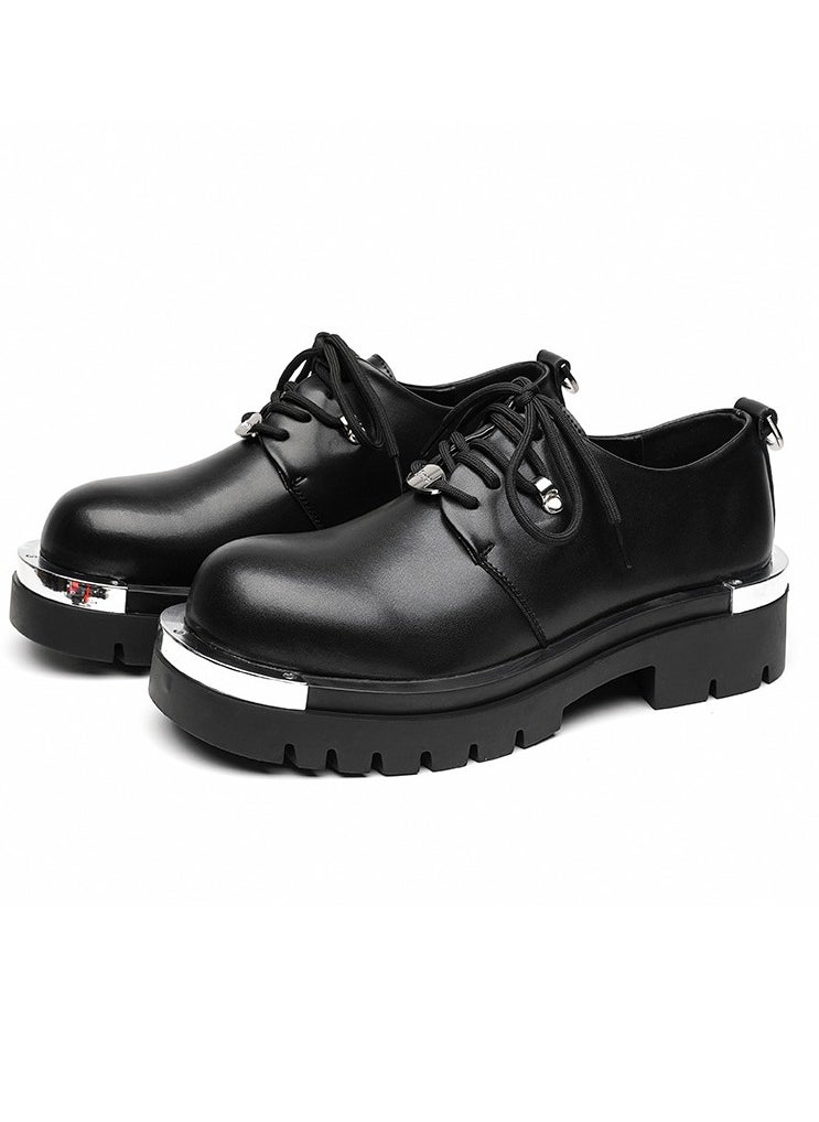 Warrior - Versatile Retro Casual Leather Shoes - Image 1
