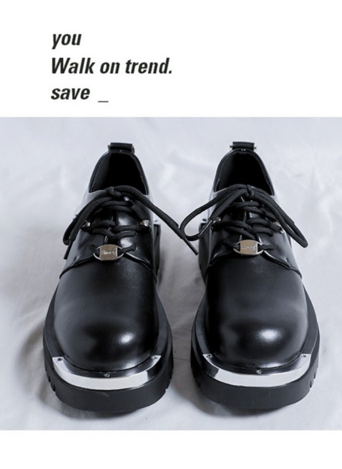 Warrior - Versatile Retro Casual Leather Shoes - Image 1