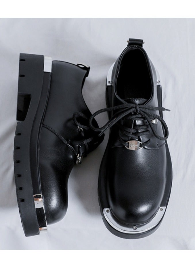 Warrior - Versatile Retro Casual Leather Shoes - Image 1