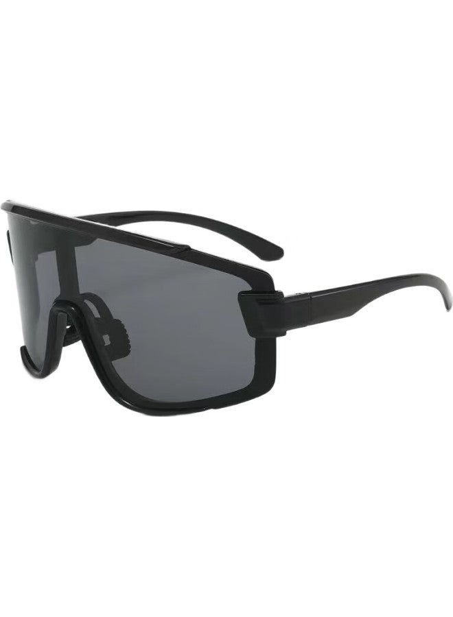 LOVECRAFT Cycling Glasses Polarized 1622-Black Frame Gray Lenses Unisex Sunglasses For Bicycle, Uv Protection, Wind And Sand Protection, Running - Image 3
